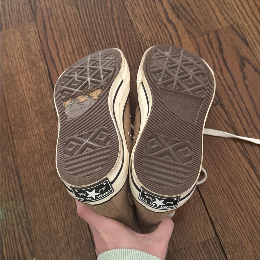 Tan Converse High Tops - Picture 8 of 8